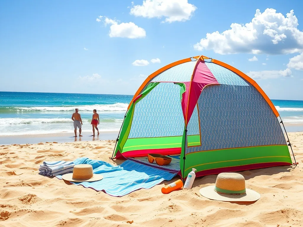 Jak złożyć namiot plażowy z biedronki? Praktyczny przewodnik krok po kroku